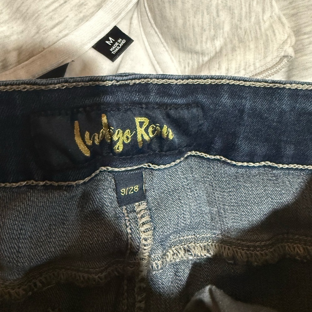 Indigo Rein Blue Skinny Jeans with Tapered Legs - Picture 7 of 8